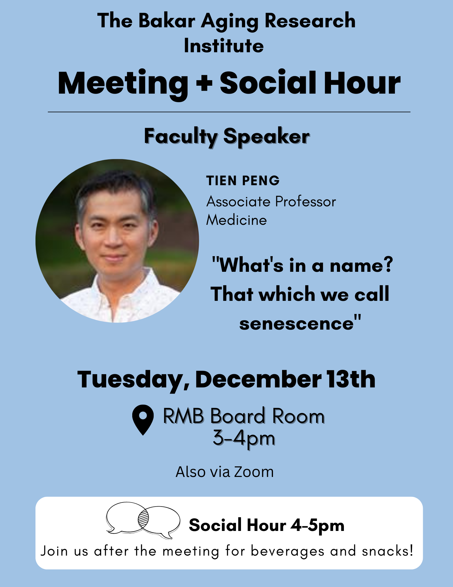 December Member Meeting